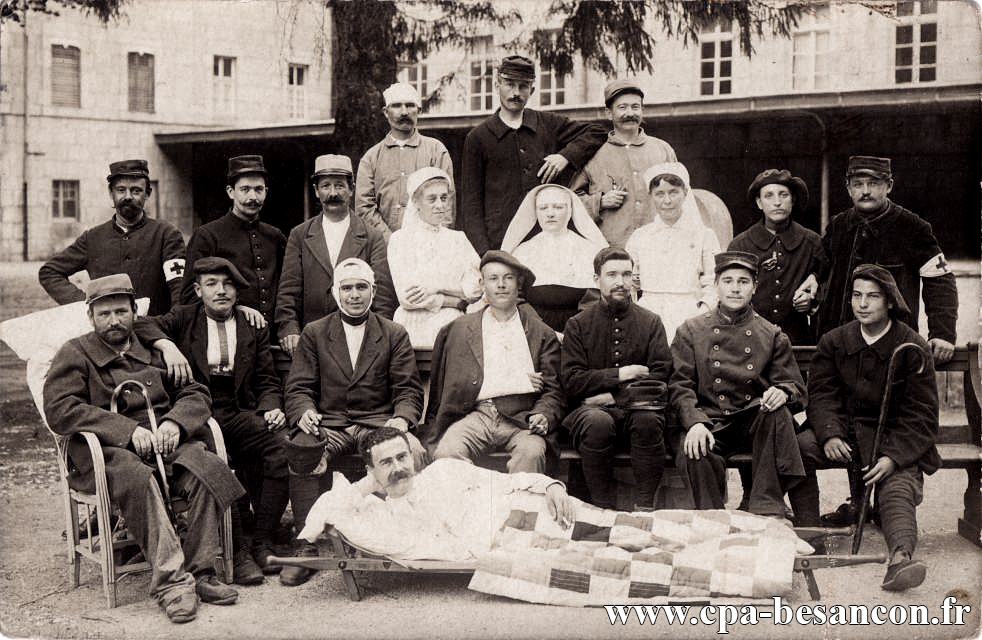 BESANÇON - Lycée Victor Hugo - Hôpital auxiliaire n°1 - Souvenir de la guerre